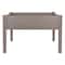 4ft. Brown Wood Raised Garden Bed Planter Box With Liner